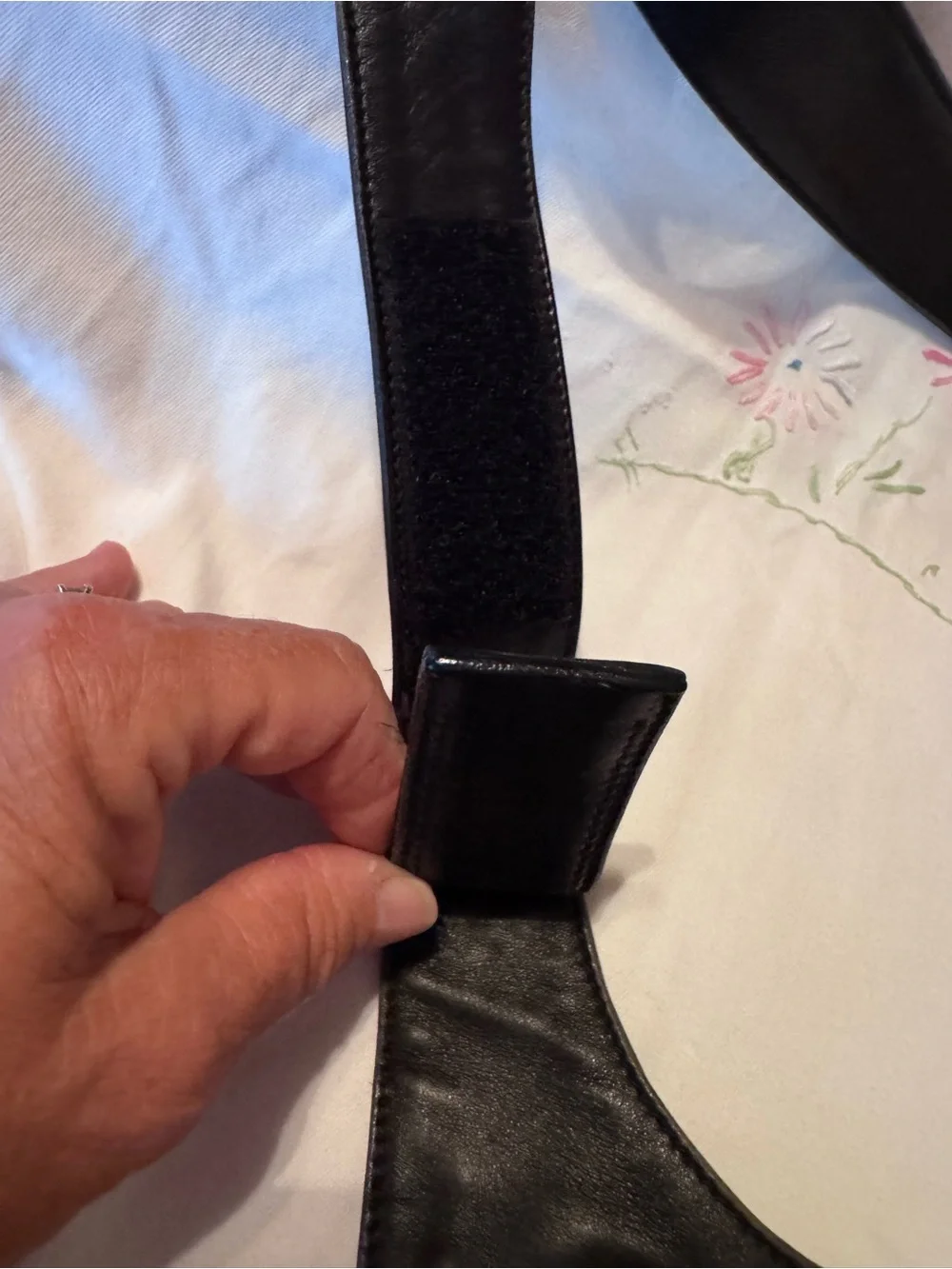 Prada Black Leather Messenger Bag